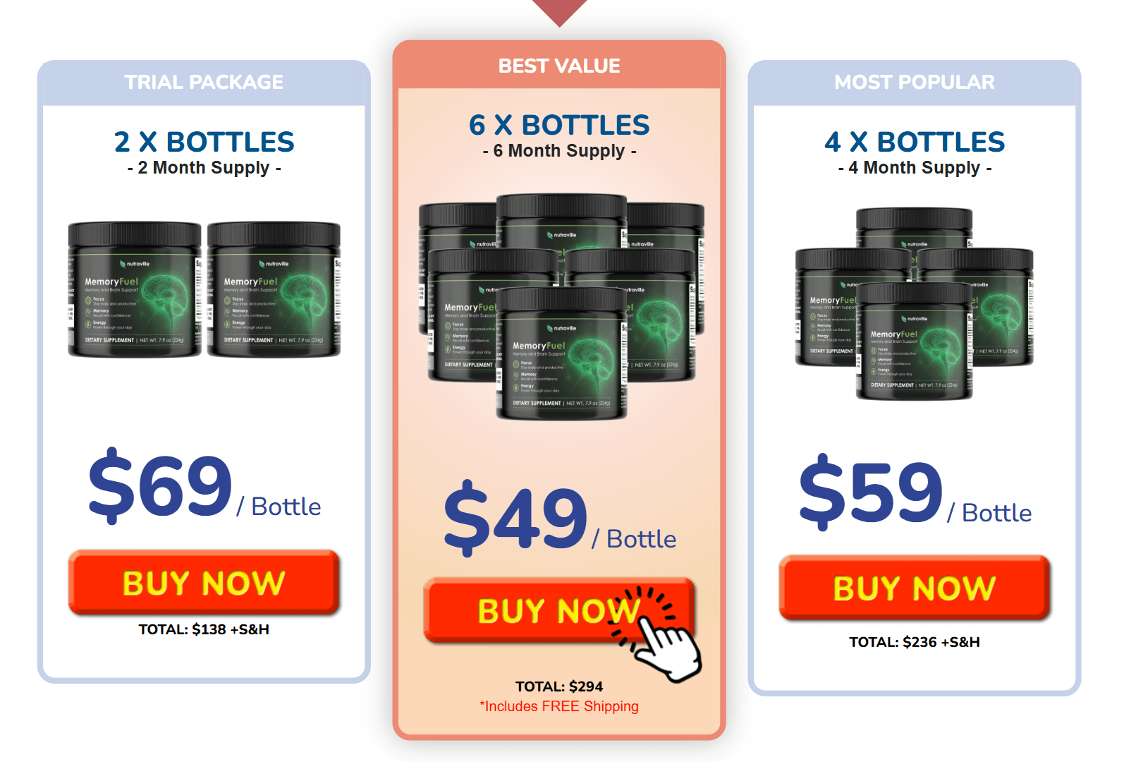 MemoryFuel price